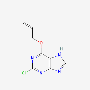 molecular formula C8H7ClN4O B8550859 6-Allyloxy-2-chloropurine 