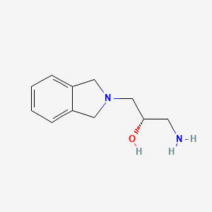 (2S)-1-amino-3-(1,3-dihydroisoindol-2-yl)propan-2-ol