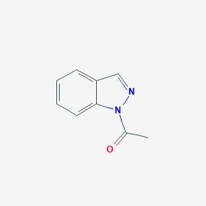 molecular formula C9H8N2O B085509 1-(1H-indazol-1-yl)ethanone CAS No. 13436-49-2