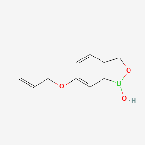 molecular formula C10H11BO3 B8550906 6-Allyloxy-1,3-dihydro-1-hydroxy-2,1-benzoxaborole 