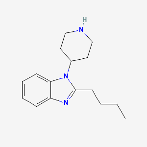 molecular formula C16H23N3 B8550923 2-butyl-1-piperidin-4-yl-1H-benzimidazole CAS No. 875664-92-9