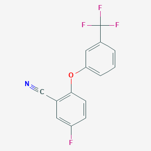 2-(3-Trifluoromethylphenoxy)-5-fluorobenzonitrile