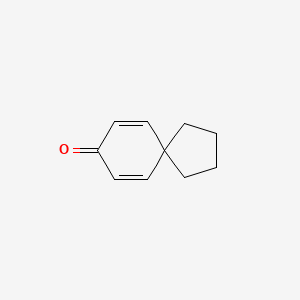 molecular formula C10H12O B8550942 Spiro[4.5]deca-6,9-dien-8-one 