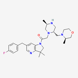 molecular formula C29H40FN5O2 B8551019 XIAP/cIAP1 antagonist-1 