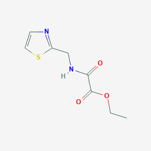 molecular formula C8H10N2O3S B8551025 2-(Ethoxalylamino)methylthiazole 