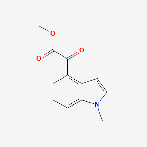 (1-methyl-1H-indol-4-yl)oxoacetic acid methyl ester