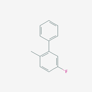 molecular formula C13H11F B8551062 3-Fluoro-6-methylbiphenyl 