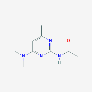 N-[4-(dimethylamino)-6-methylpyrimidin-2-yl]acetamide