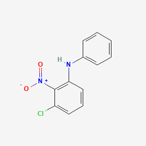 molecular formula C12H9ClN2O2 B8551098 (3-Chloro-2-nitrophenyl)phenylamine 