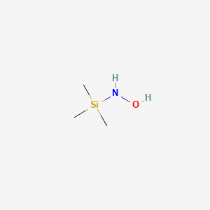 molecular formula C3H11NOSi B8551099 N-Hydroxy-1,1,1-trimethylsilanamine CAS No. 61012-71-3