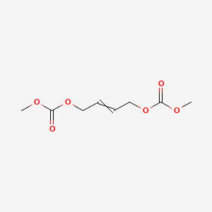 molecular formula C8H12O6 B8551117 Carbonic acid 4-methoxycarbonyloxy-but-2-enyl ester methyl ester 
