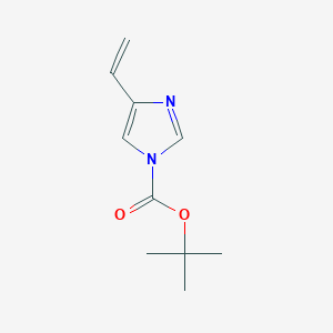 molecular formula C10H14N2O2 B8551229 tert-butyl 4-vinyl-1H-imidazole-1-carboxylate 