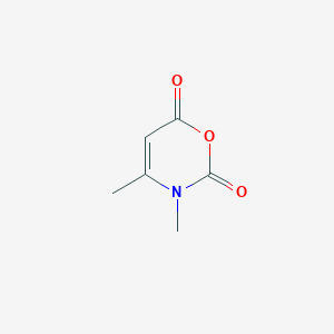 molecular formula C6H7NO3 B8551286 3,4-dimethyl-2H-1,3-oxazine-2,6(3H)-dione 