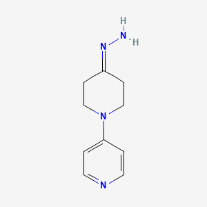 molecular formula C10H14N4 B8551356 1-(4-Pyridyl)-4-piperidone Hydrazone 