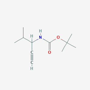 Tert-butyl 4-methylpent-1-yn-3-ylcarbamate