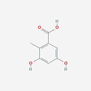 molecular formula C8H8O4 B8551404 3,5-Dihydroxy-2-methylbenzoic acid 
