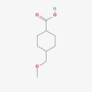 molecular formula C9H16O3 B8551557 4-Methoxymethyl-cyclohexanecarboxylic acid 