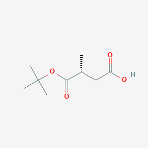 molecular formula C9H16O4 B8551642 (R)-2-Methyl-succinic acid 1-tert-butyl ester 