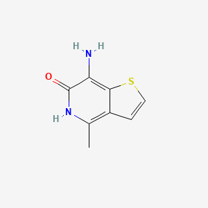 7-Amino-4-methylthieno[3,2-c]pyridin-6-ol