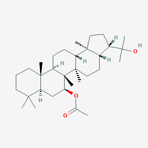 molecular formula C32H54O3 B085517 7β-乙酰氧基藿烷-22-醇 CAS No. 13416-70-1