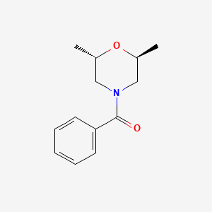 [(2S,6S)-2,6-Dimethylmorpholin-4-yl](phenyl)methanone