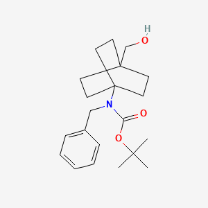Tert-butyl benzyl(4-(hydroxymethyl)bicyclo[2.2.2]octan-1-yl)carbamate
