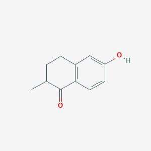 molecular formula C11H12O2 B8551761 2-Methyl-6-Hydroxy-1-Tetralone 