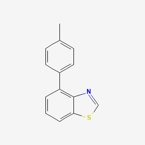 molecular formula C14H11NS B8551774 Benzothiazole,4-(4-methylphenyl)- 