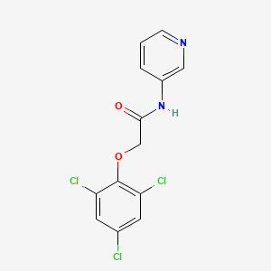 molecular formula C13H9Cl3N2O2 B8551797 n-(Pyridin-3-yl)-2-(2,4,6-trichlorophenoxy)acetamide CAS No. 25288-51-1