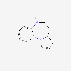 molecular formula C12H12N2 B8551806 6,7-dihydro-5H-pyrrolo[1,2-a][1,5]benzodiazepine 