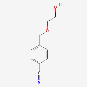 4-{[(2-Hydroxyethyl)oxy]methyl}benzonitrile