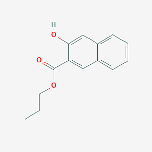 molecular formula C14H14O3 B8551890 Propyl 2-hydroxy-3-naphthoate 