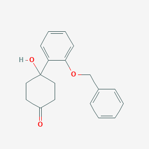 4-(2-Benzyloxy-phenyl)-4-hydroxy-cyclohexanone