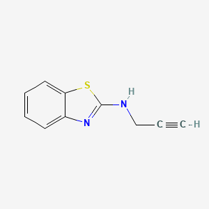 molecular formula C10H8N2S B8551943 N-Propargylbenzothiazol-2-amine 
