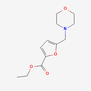5-Morpholin-4-ylmethyl-furan-2-carboxylic acid ethyl ester