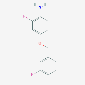 2-Fluoro-4-(3-fluoro-benzyloxy)-phenylamine