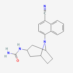 Urea, [8-(4-cyano-1-naphthalenyl)-8-azabicyclo[3.2.1]oct-3-yl]-