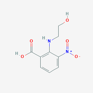 2-(2-Hydroxyethylamino)-3-nitrobenzoic acid