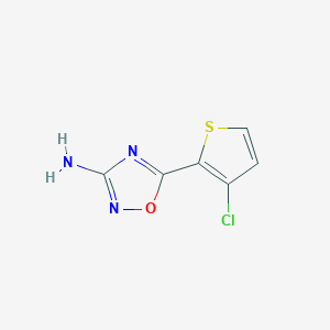 3-Amino-5-(3-chloro-2-thienyl)-1,2,4-oxadiazole