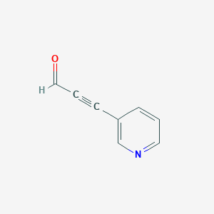 molecular formula C8H5NO B8552099 3-(3-Pyridinyl)propiolaldehyde 