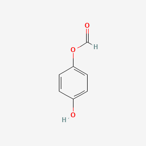 molecular formula C7H6O3 B8552113 4-Hydroxyphenol formate 