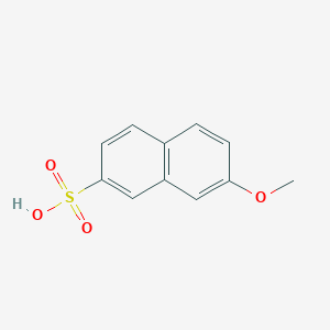 molecular formula C11H10O4S B8552342 7-Methoxynaphthalene-2-sulfonic acid 