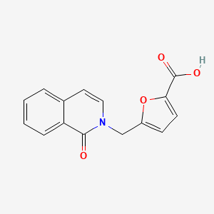 5-((1-oxoisoquinolin-2(1H)-yl)methyl)furan-2-carboxylic acid