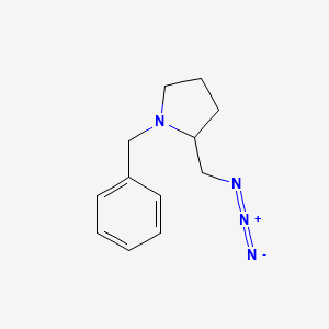 molecular formula C12H16N4 B8552390 2-Azidomethyl-1-benzylpyrrolidine 