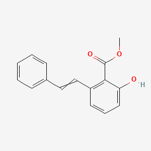 Methyl 2-hydroxy-6-styrylbenzoate
