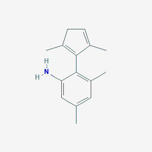 2-(2,5-Dimethylcyclopenta-1,4-dien-1-yl)-3,5-dimethylaniline