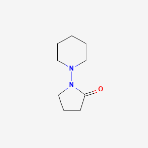 molecular formula C9H16N2O B8552404 1-Piperidin-1-yl-pyrrolidin-2-one 