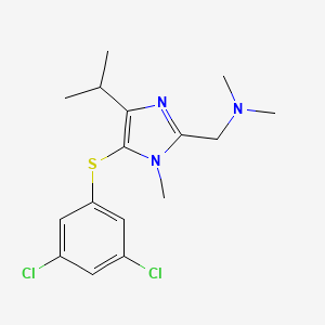 5-(3,5-Dichlorophenylthio)-2-dimethylaminomethyl-1-methyl-4-isopropyl-1H-imidazole
