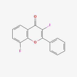 8-Fluoro-3-iodo-2-phenyl-chromen-4-one