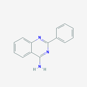 molecular formula C14H11N3 B085525 2-Phenylquinazolin-4-amine CAS No. 1022-44-2